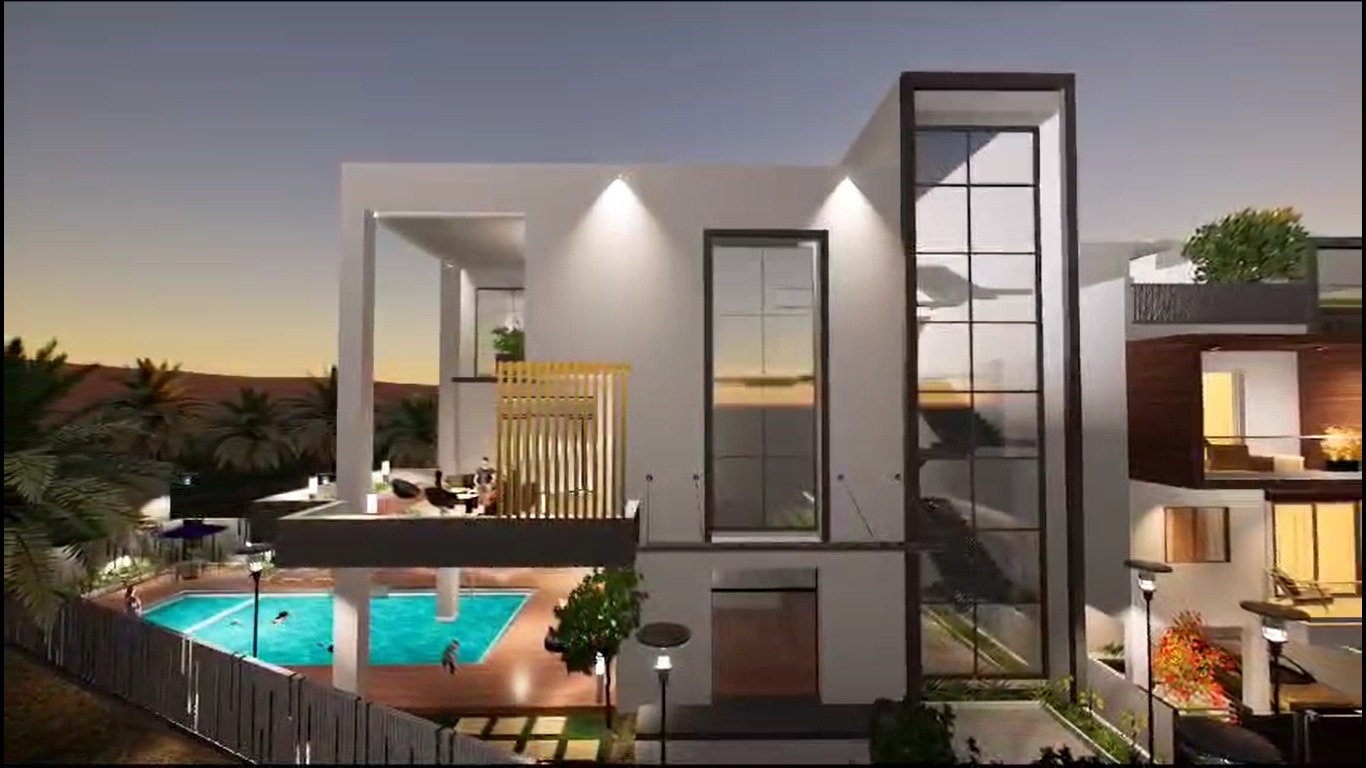 escon panache Villas pool view